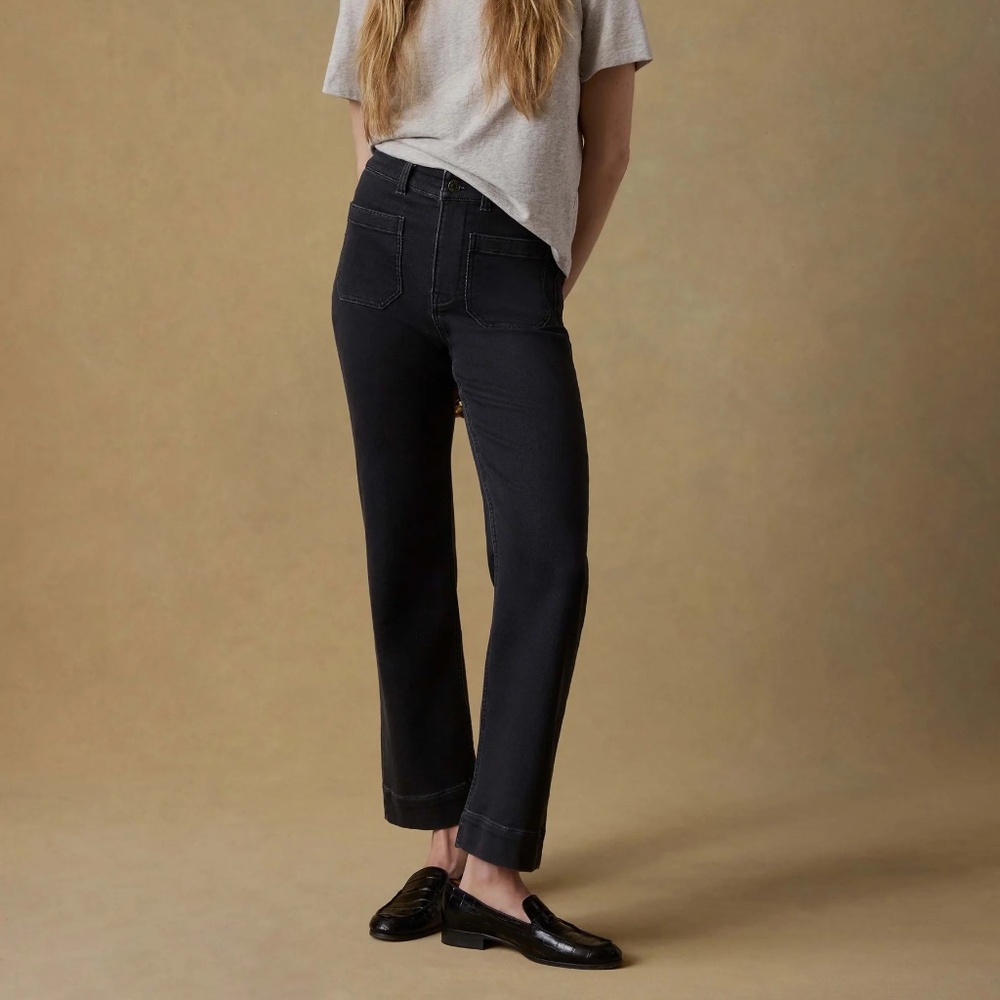 Faherty Stretch Terry Patch Pocket Ankle Pant Women's 28